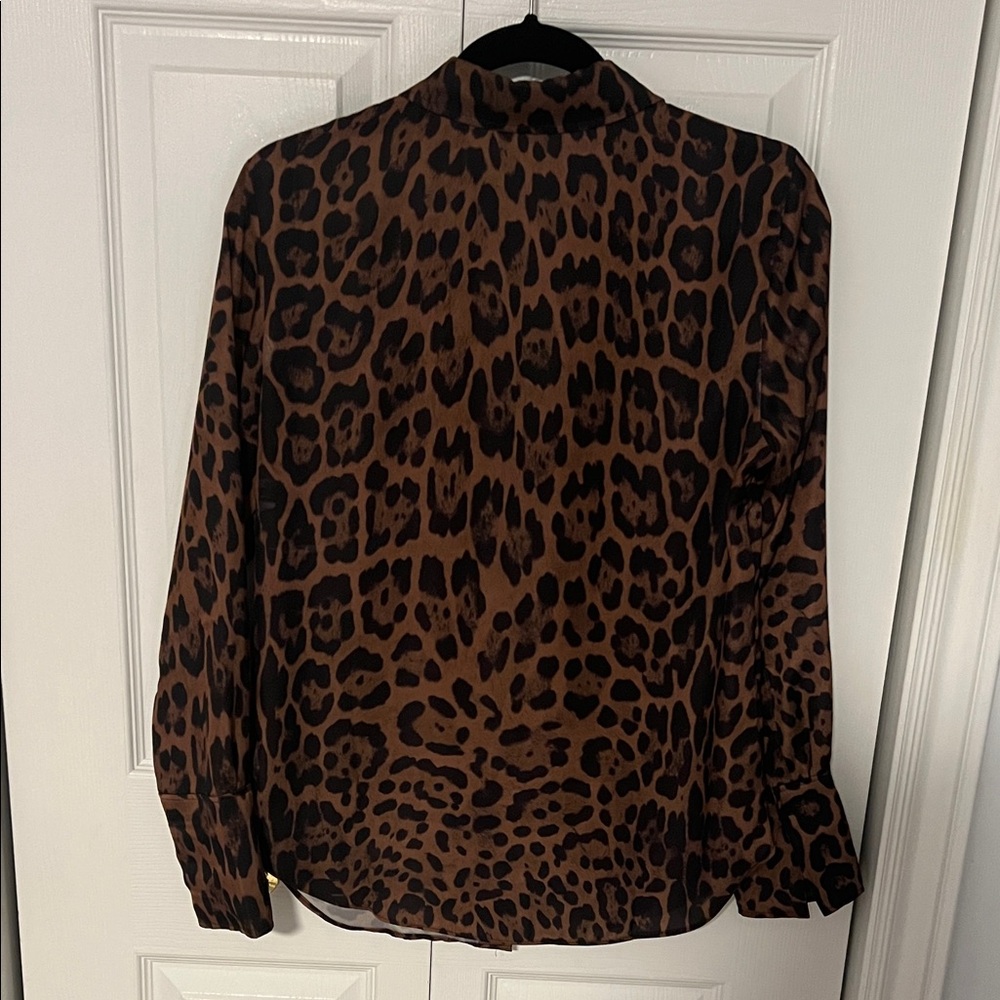 H&M Leopard Print Blouse - Picture 4 of 6